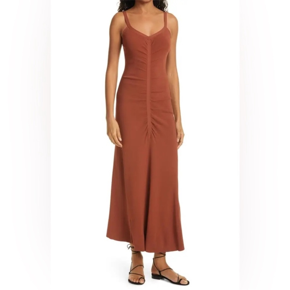 A.L.C. Dionne Ruched Rib Sweater Dress, size M